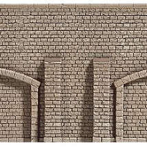 Noch58079 Стена с арками длинная 67 х 12,5 см. (H0), Noch