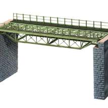 Noch67024 Мост стальной, палубный + стойки, 180 мм. (H0)