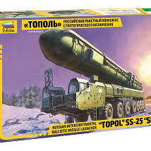 ЗВЕЗДА 5003 Российский ракетный комплекс стратегического назначения "Тополь", 1:72