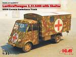 ICM35417 Германская машина скорой помощи Lastkraftwagen 3,5 t AHN