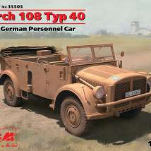 ICM 35505 Horch 108 Typ 40, Германский армейский автомобиль, 1:35
