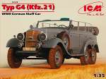 ICM35538 Typ G4 (Kfz.21), WWII German Staff Car