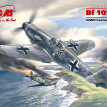 ICM 48102 Bf 109F-2, германский истребитель, 1:48