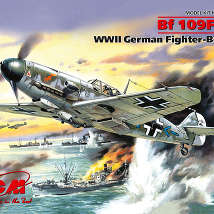 ICM 48104 Bf 109F-4/В, германский истребитель, 1:48