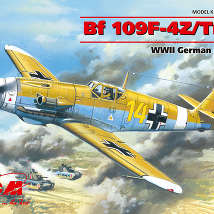 ICM 48105 Bf 109F-4z/Trop, германский истребитель, 1:48