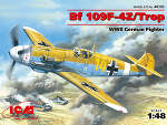 ICM 48105 Bf 109F-4z/Trop, германский истребитель, 1:48