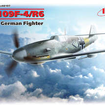 ICM 48107 Мессершмидт Bf 109F-4/R6 германский истребитель, 1:48