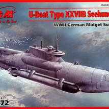 ICM S.007 Германская подводная лодка "Zeehund" (поздн.), 1:72
