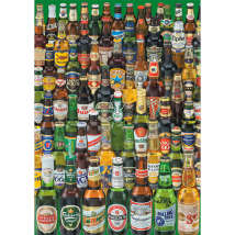EDUCA12736 Пазл 1000 деталей - "Коллекция бутылок пива" 