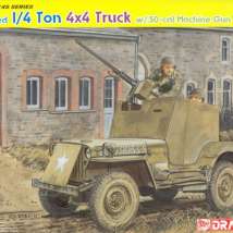 Dragon6714Д Armored 1/4 Ton 4 x 4 Truck w/.50 caliber Machine Gun 1/35