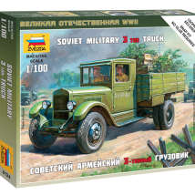 ЗВЕЗДА 6124 Советский армейский грузовик ЗИС-5, 1:100