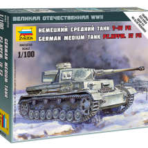ЗВЕЗДА 6251 Немецкий танк Т-4 F2, 1:100