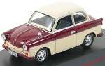 IST029 Автомобиль Trabant P50 Limousine (1958) Red & Beige 1/43