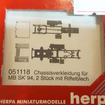 Herpa051118 Обтекатель шасси для MB SK (2 шт) 1/87