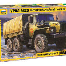 ЗВЕЗДА3654 Российский армейский грузовик "Урал-4320" 1/35