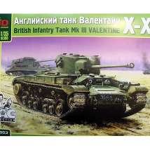 MSD3553 Модель для сборки: Английский танк Valentine XI 1/35