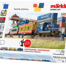 Marklin29453 Цифровой Стартовый набор: "Контейнерный поезд" H0