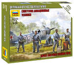 ЗВЕЗДА 6187 Советские авиатехники времён ВОВ, 1:72