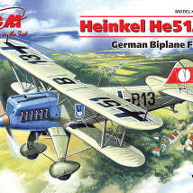 ICM 72193 Хейнкель Не-51А-1, германский истребитель, 1:72