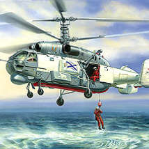 ЗВЕЗДА 7247 Российский корабельный поисково-спасательный вертолёт "Ка-27ПС", 1:72