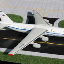 GJAFL839 Модель самолета Aeroflot Antonov 124-100 1/400