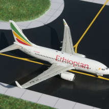 Gemini Jets597 Модель самолета Ethiopian 737-300 (W)
